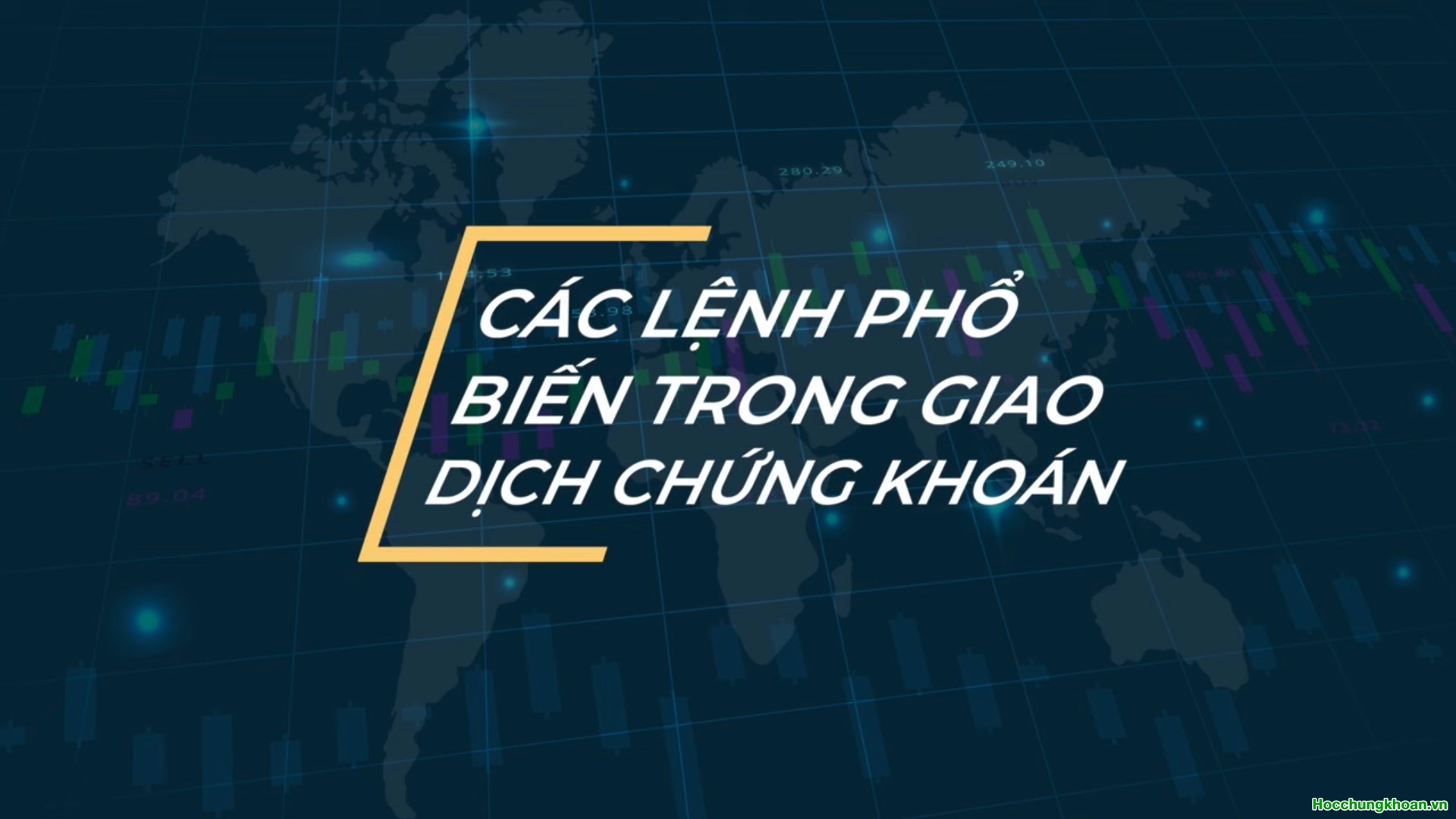 Các loại lệnh trên thị trường chứng khoán