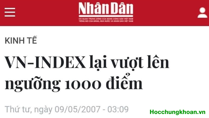 Khả năng rất cao VN-Index sẽ tạo đáy hai và bức phá