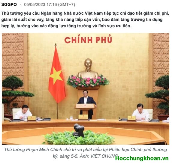 Thủ Tướng chính phủ bật đèn xanh cho ưu tiên giảm lãi suất: Kích thích ưu tiên tăng trưởng