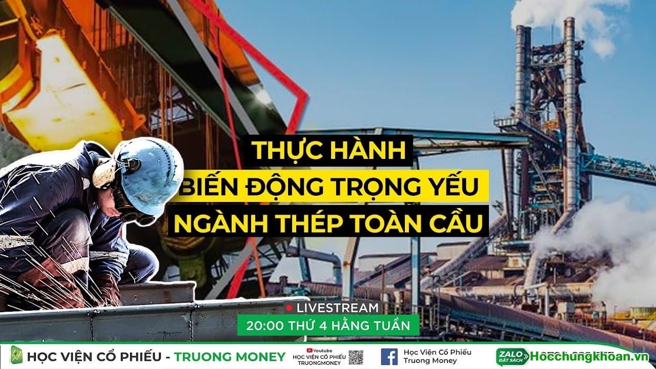 Video 37. Thực hành biến động trọng yếu ngành thép toàn cầu