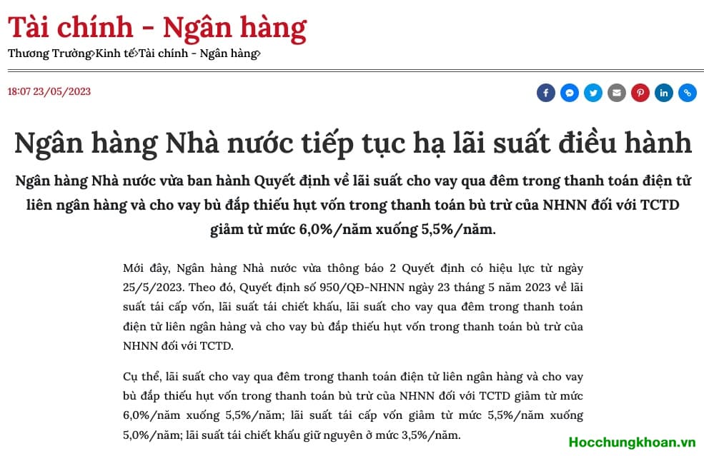 Tin rất tốt cho các ngân hàng, nền kinh tế dần dần được lộ diện