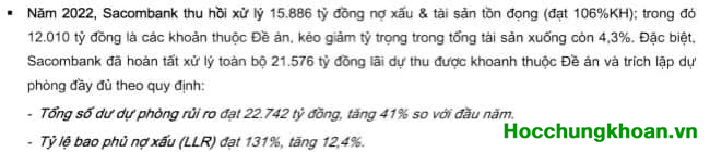 STB (Sacombank) Vừa Công bố tài liệu, Bước vào giai đoạn nước rút để hoàn thành đề án Tái Cấu Trúc trước 30/6/2023 - Ảnh 3
