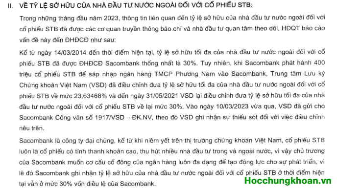 STB (Sacombank) Vừa Công bố tài liệu, Bước vào giai đoạn nước rút để hoàn thành đề án Tái Cấu Trúc trước 30/6/2023 - Ảnh 4