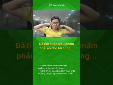 Đã tìm được siêu phẩm phải ăn cho tới cùng