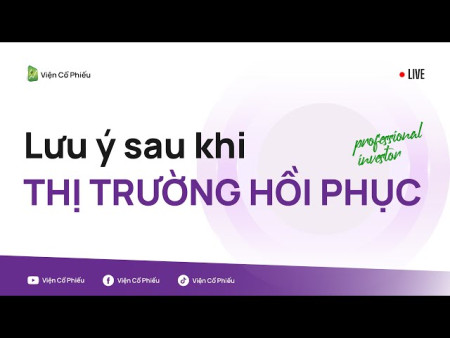 Lưu ý sau khi thị trường hồi phục (Trích live nội bộ 15/4)