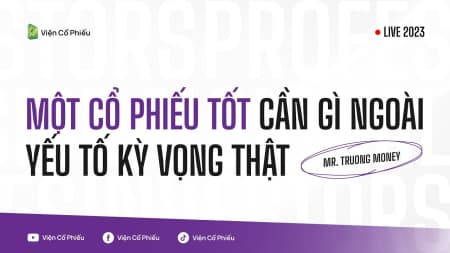MỘT CỔ PHIẾU TỐT CẦN GÌ NGOÀI YẾU TỐ KỲ VỌNG THẬT
