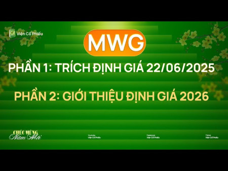 MWG : TRÍCH ĐỊNH GIÁ 6/2025 & GIỚI THIỆU ĐỊNH GIÁ 2026 CÓ GÌ MỚI ?