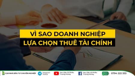 VÌ SAO DOANH NGHIỆP LỰA CHỌN THUÊ TÀI CHÍNH